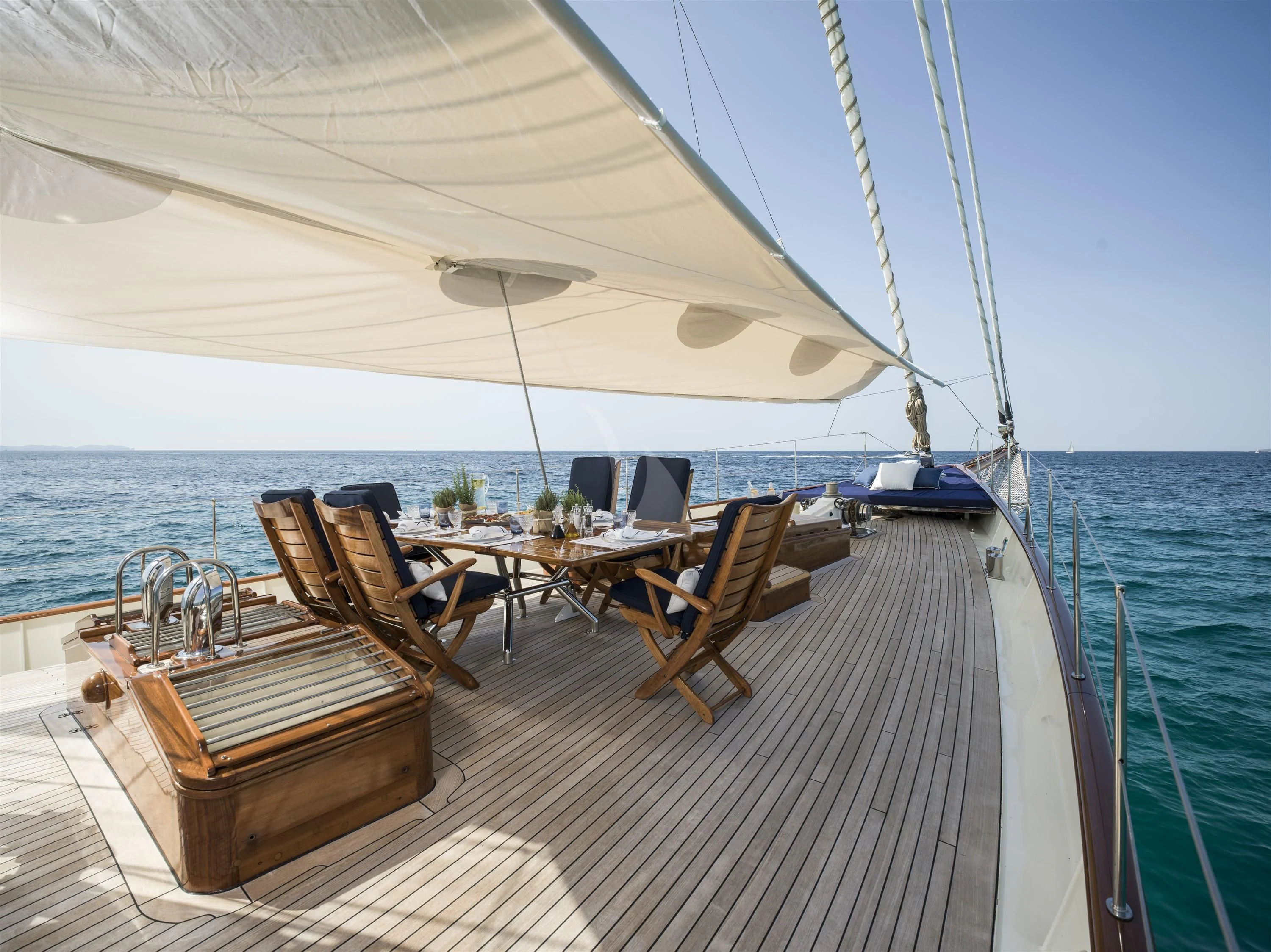 a boat on the water aboard ALEXA OF LONDON Yacht for Sale