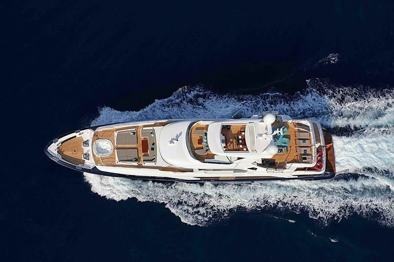 a space ship in space aboard COFINA Yacht for Sale