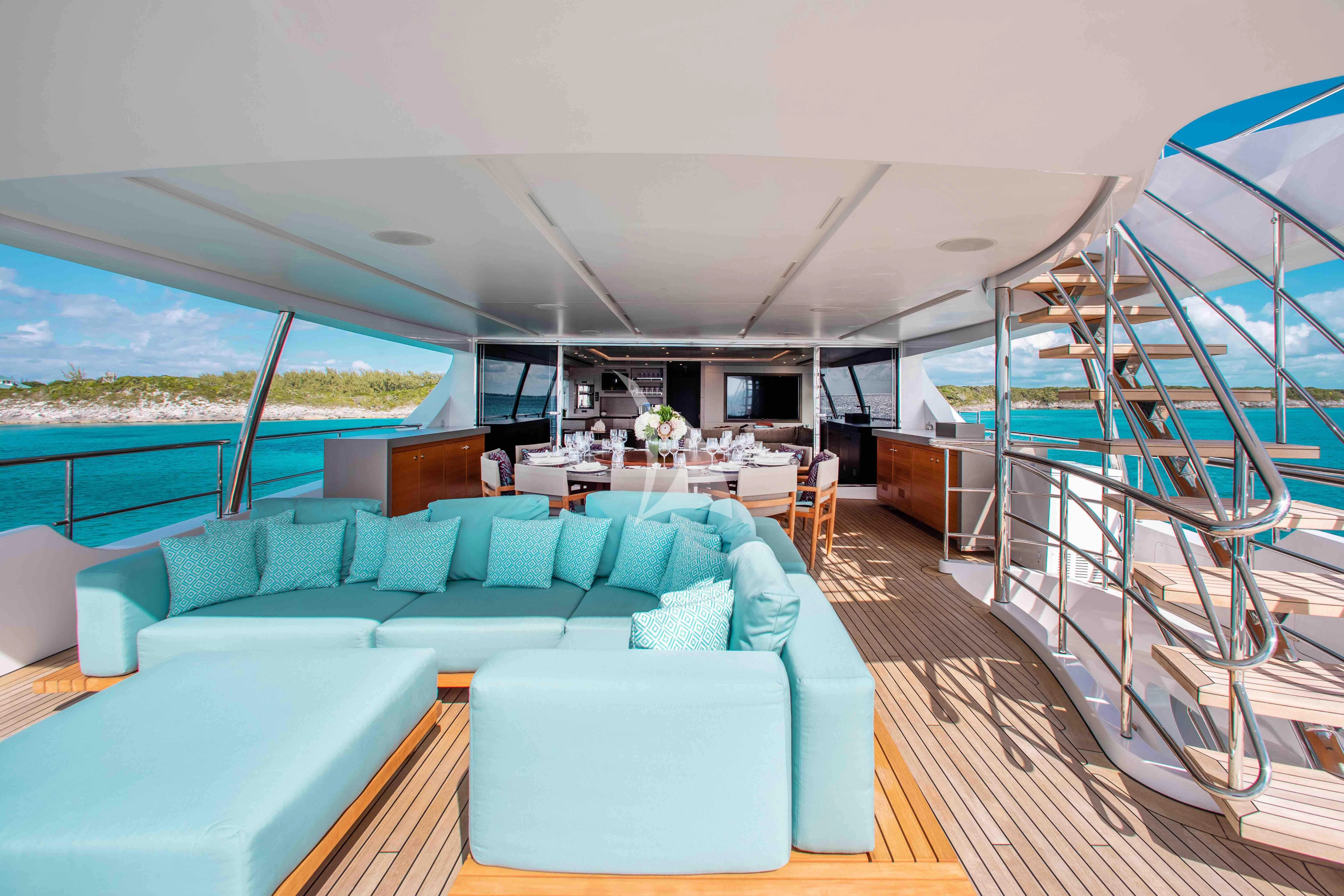 a boat on the water aboard COFINA Yacht for Sale