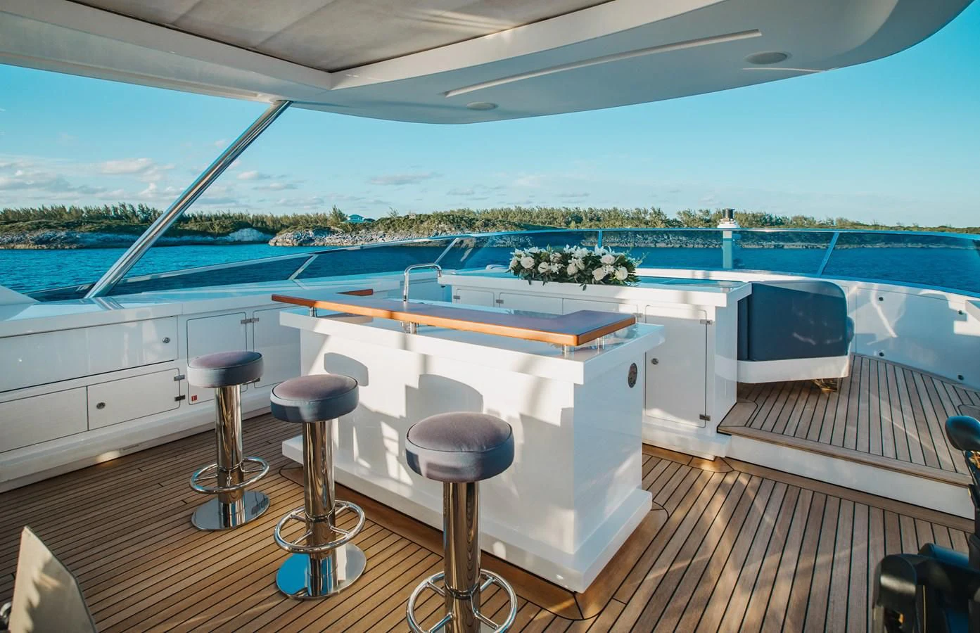 a boat on the water aboard COFINA Yacht for Sale