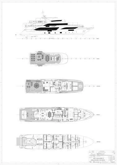 diagram aboard COFINA Yacht for Sale