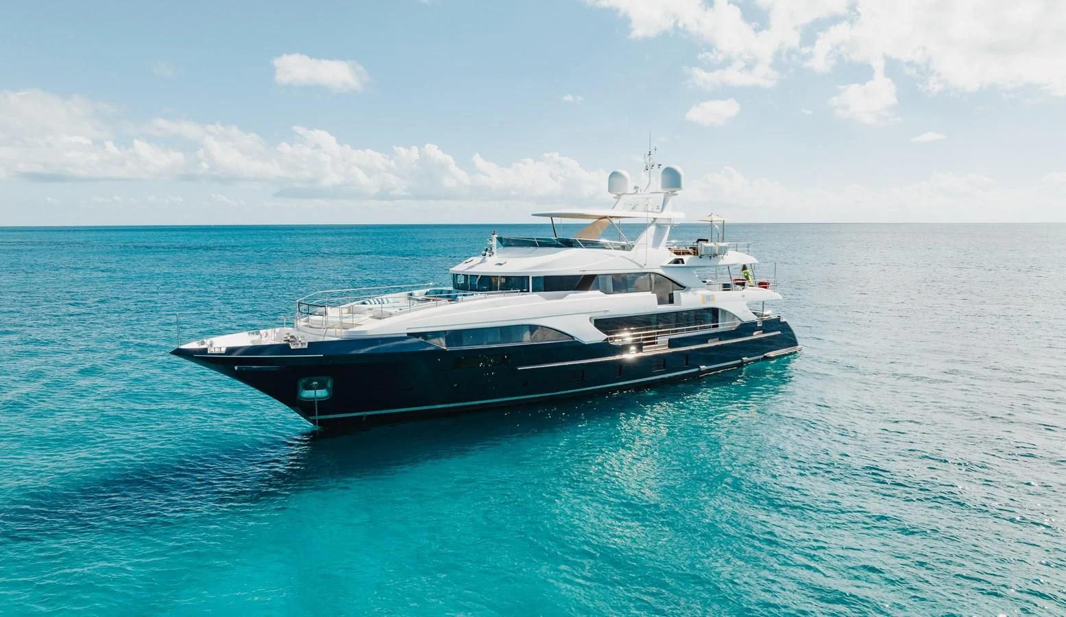 a boat in the water aboard COFINA Yacht for Sale