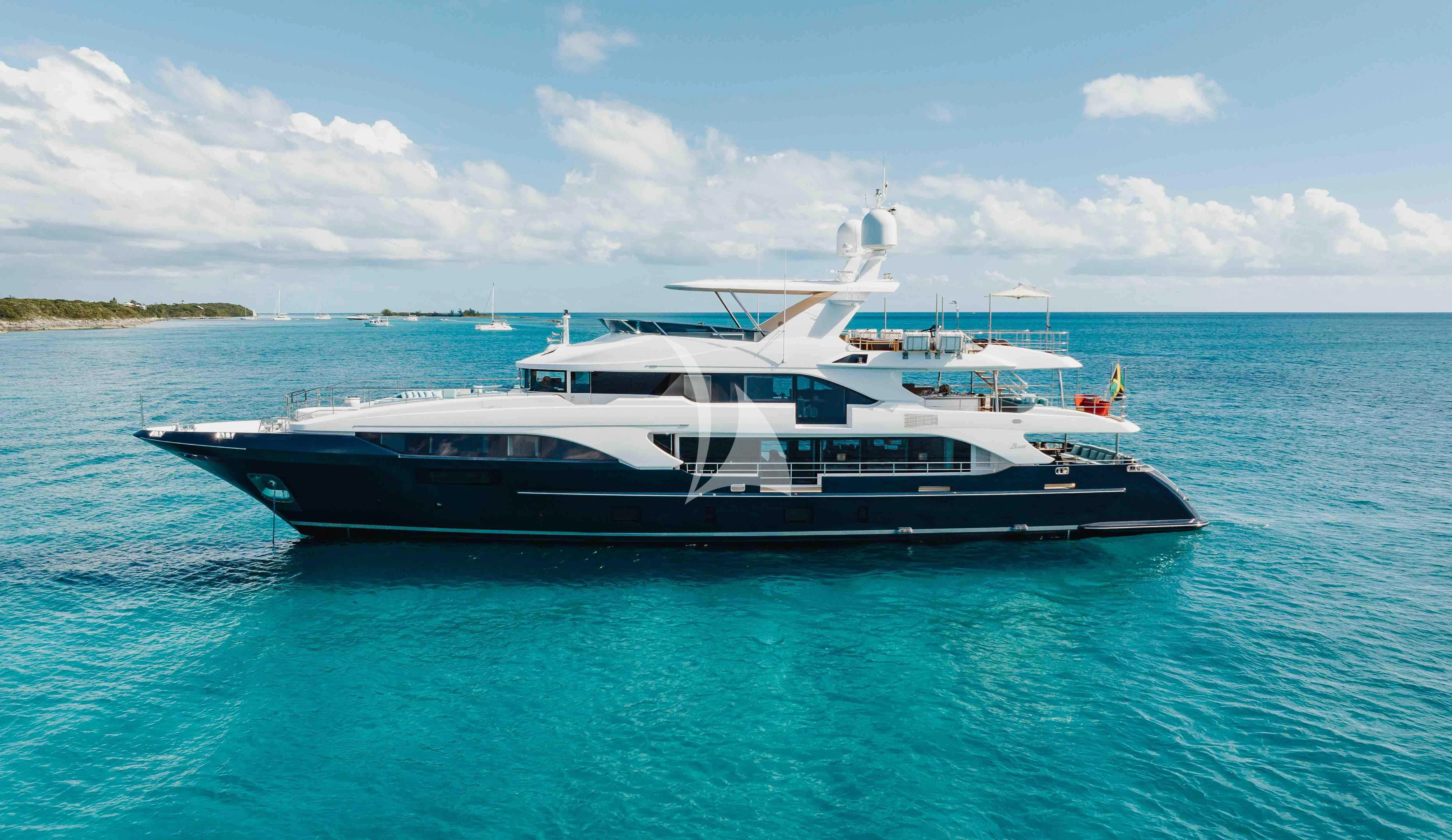a boat in the water aboard COFINA Yacht for Sale