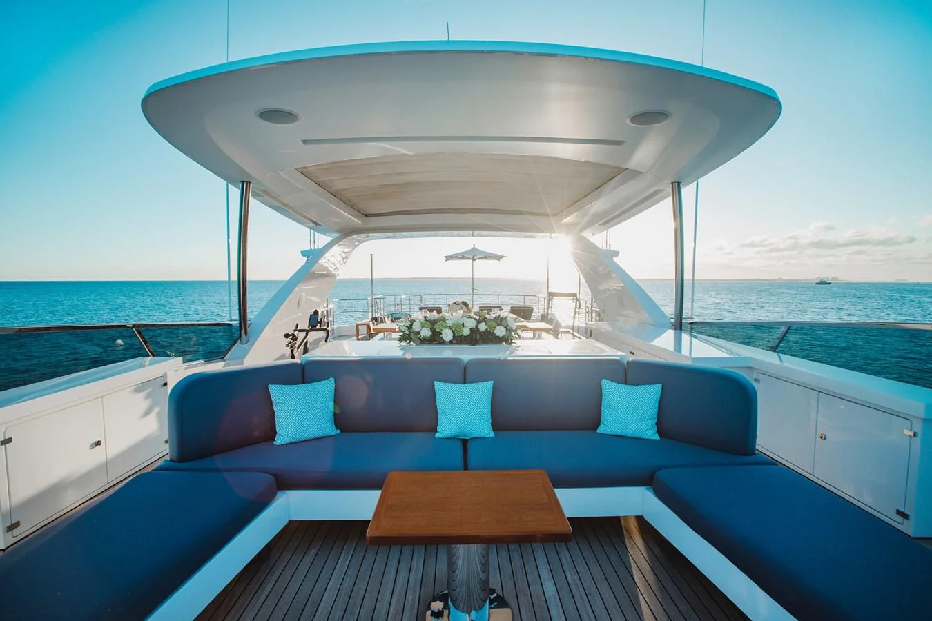 a boat on the water aboard COFINA Yacht for Sale
