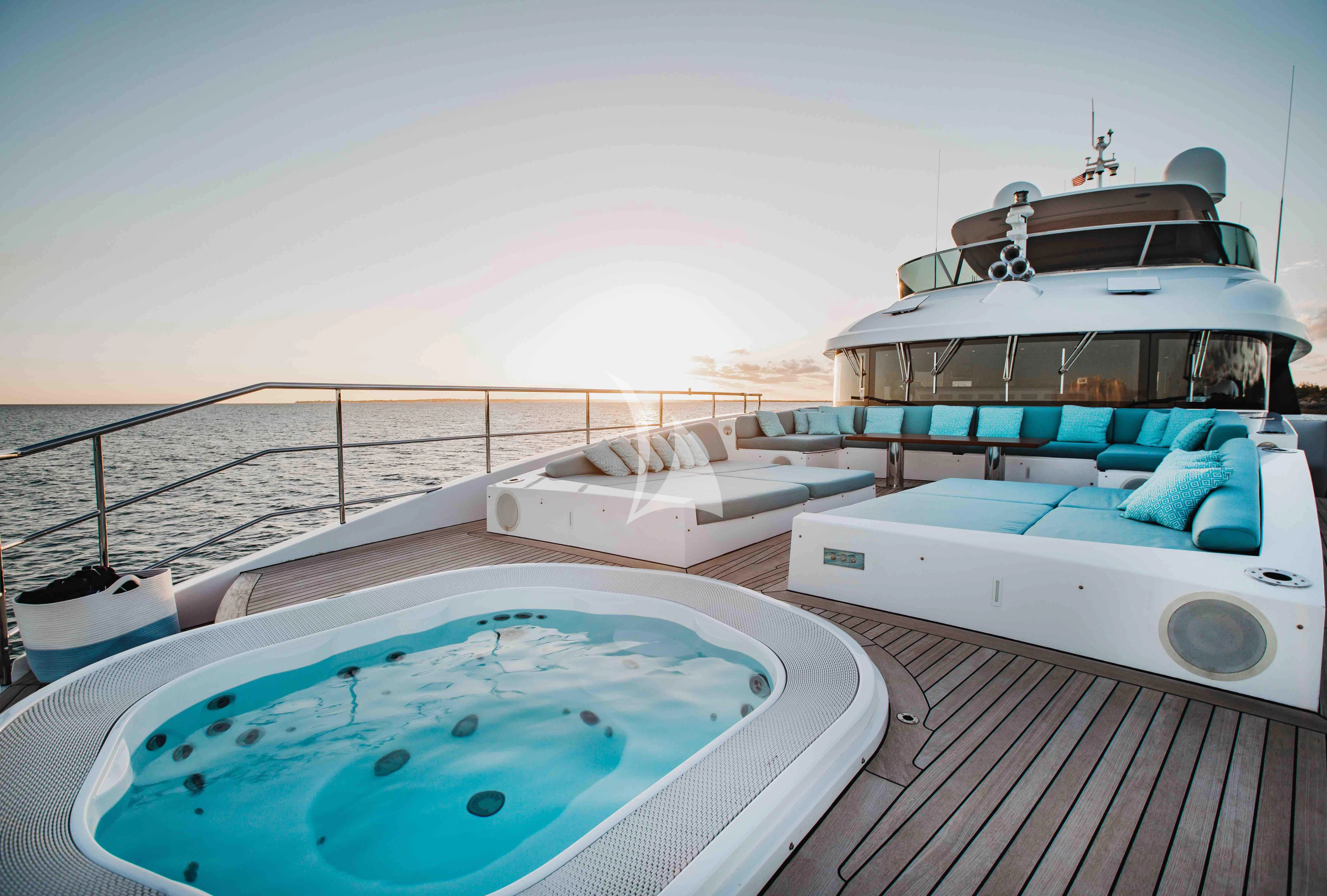 a group of boats on a dock aboard COFINA Yacht for Sale