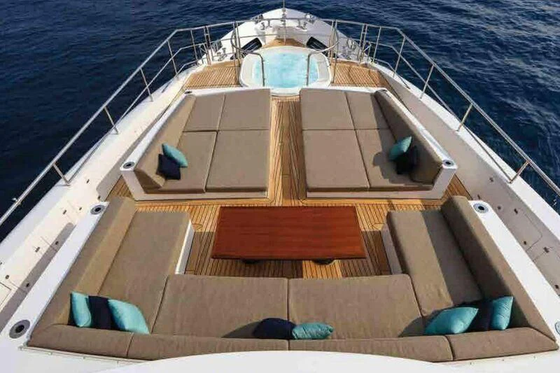 a boat on the water aboard COFINA Yacht for Sale