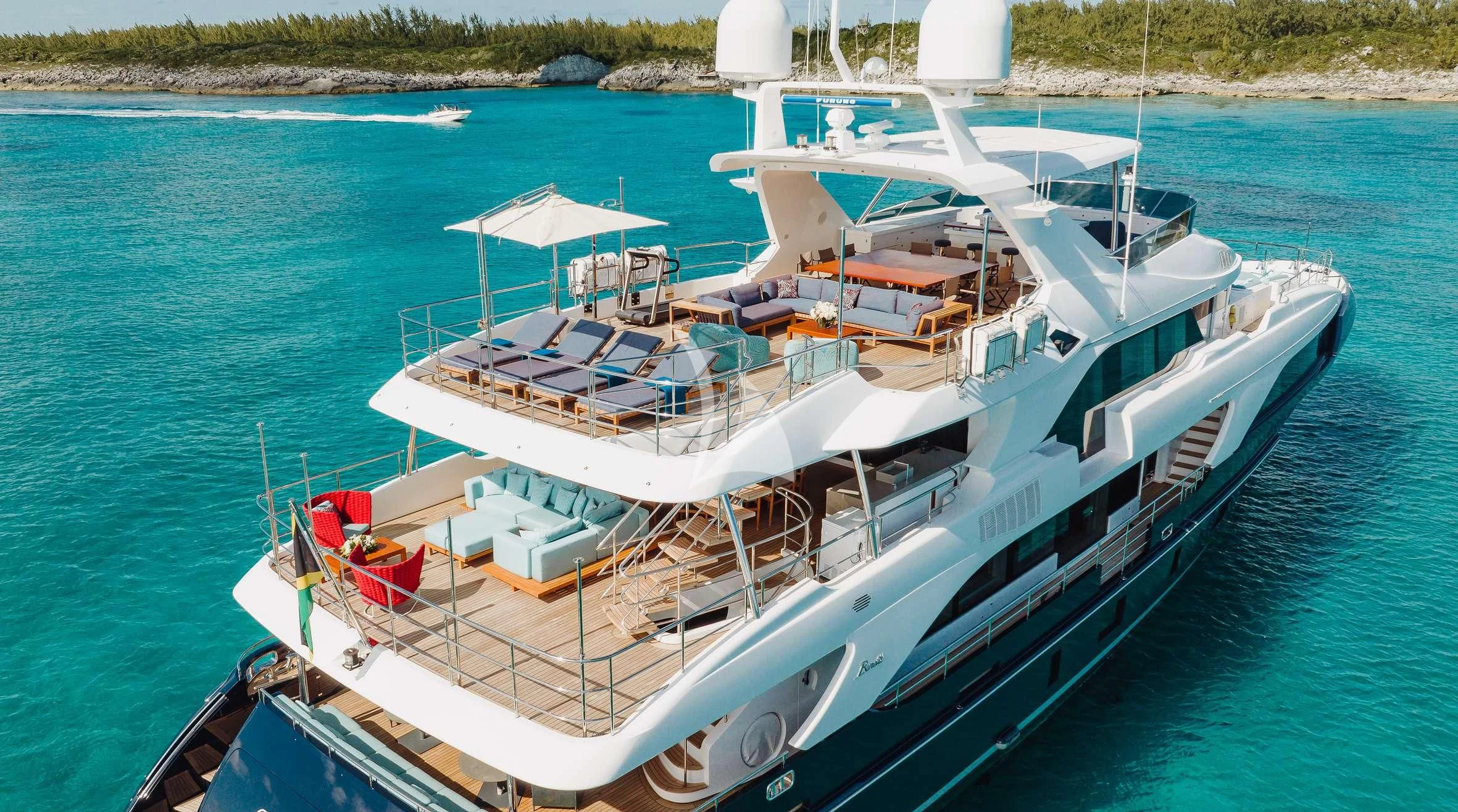 a boat on the water aboard COFINA Yacht for Sale