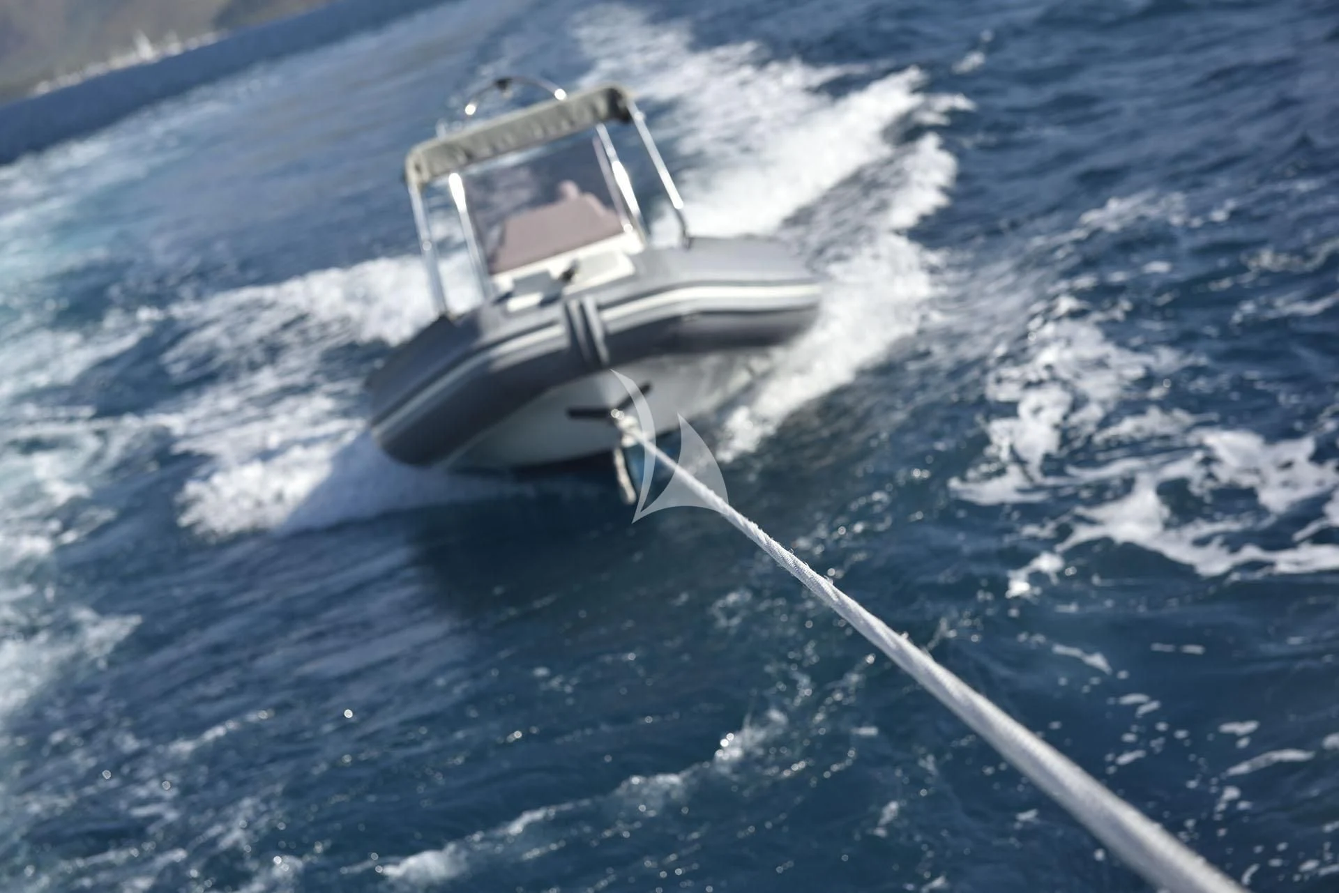 a boat on the water aboard QUEST R Yacht for Sale