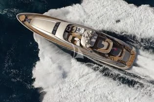 a metal object on a snowy surface aboard SOIREE Yacht for Sale