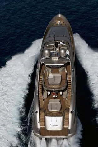 a metal object on a surface aboard SOIREE Yacht for Sale