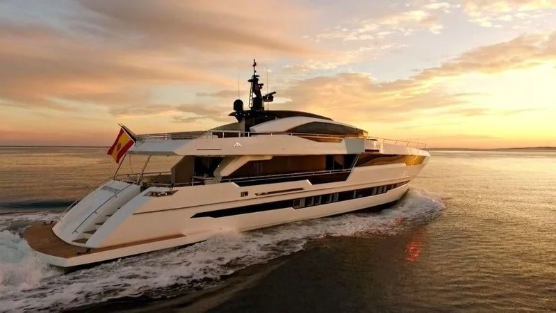 a boat on the water aboard SEA GLASS Yacht for Sale
