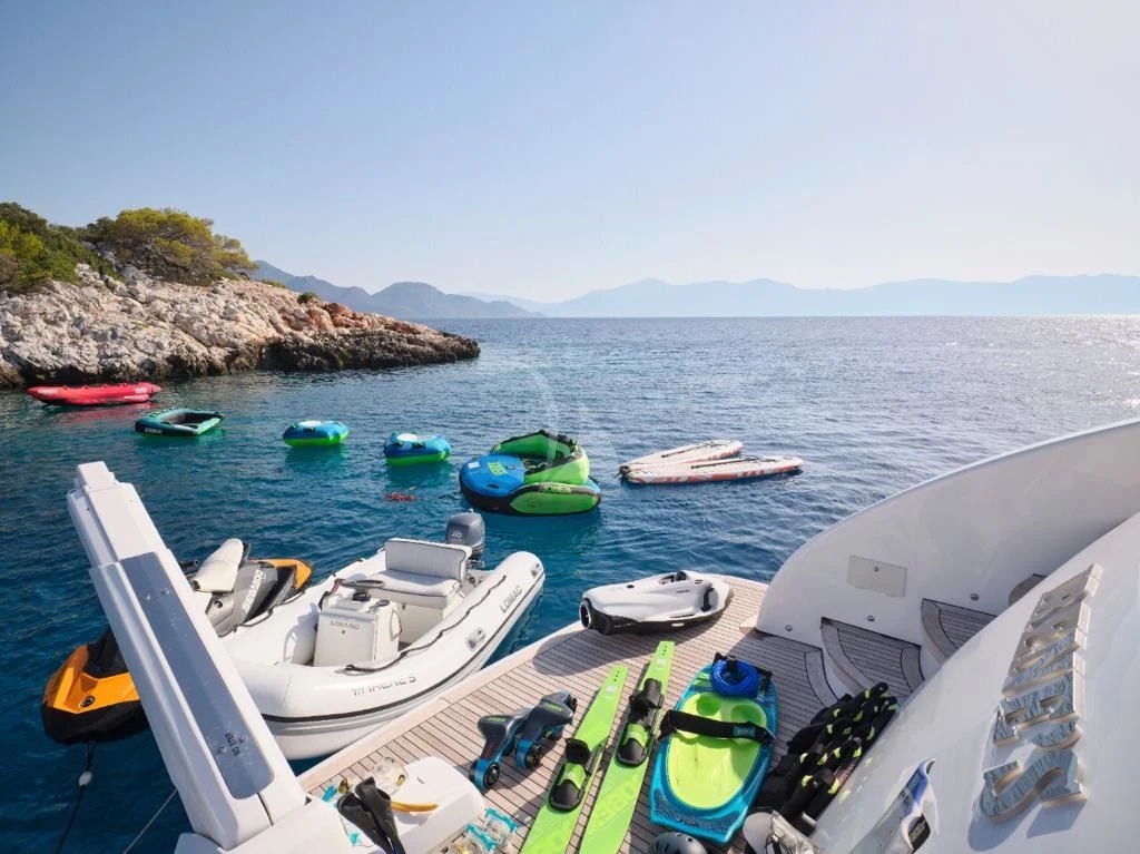 boats on the water aboard IRENE'S Yacht for Sale