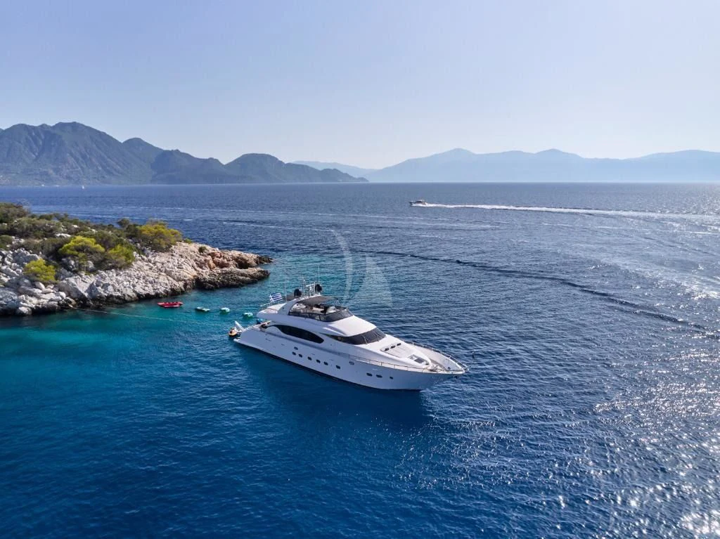 a boat on the water aboard IRENE'S Yacht for Sale