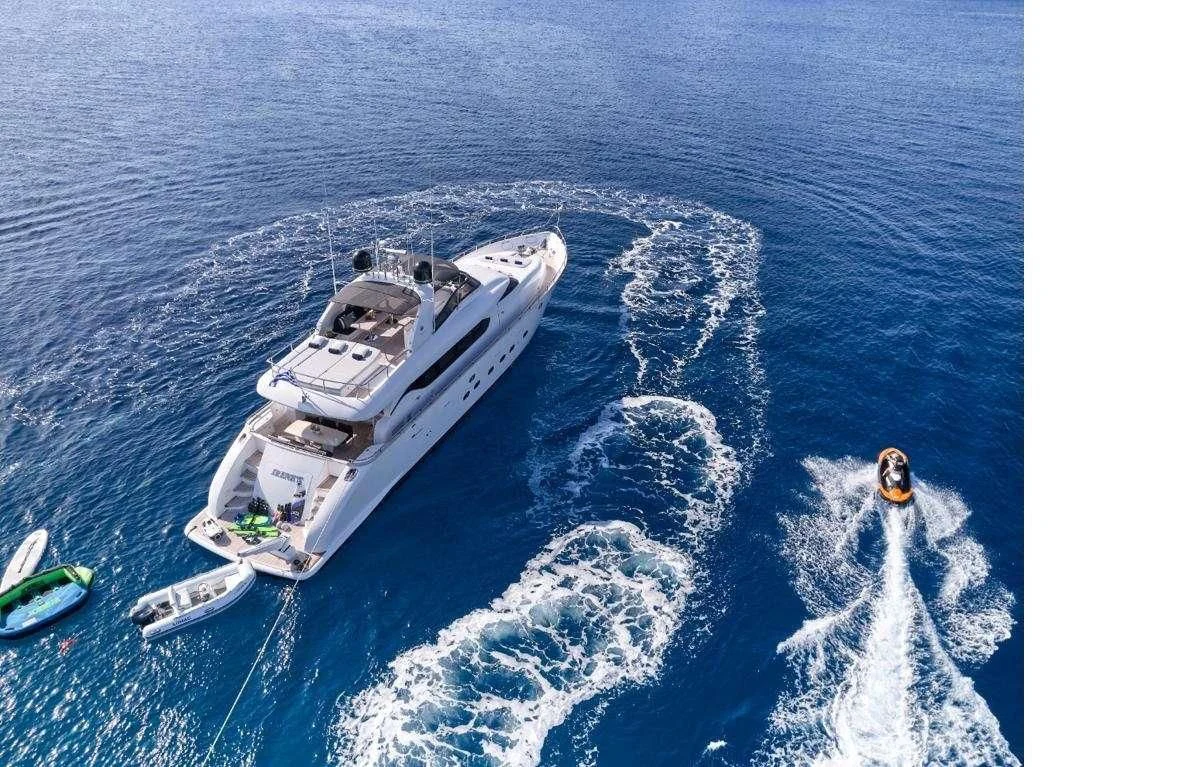 a boat in the water aboard IRENE'S Yacht for Sale