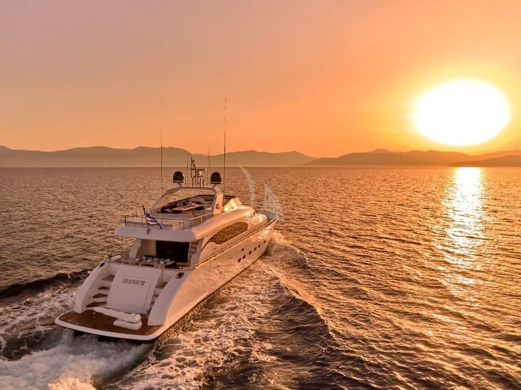 a boat in the water aboard IRENE'S Yacht for Sale