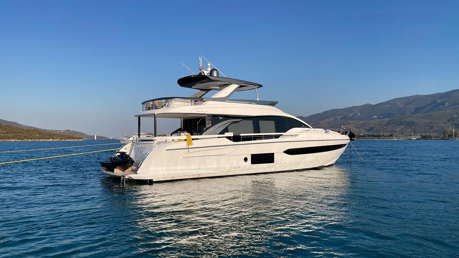 a boat on the water aboard SUN LIFE Yacht for Sale