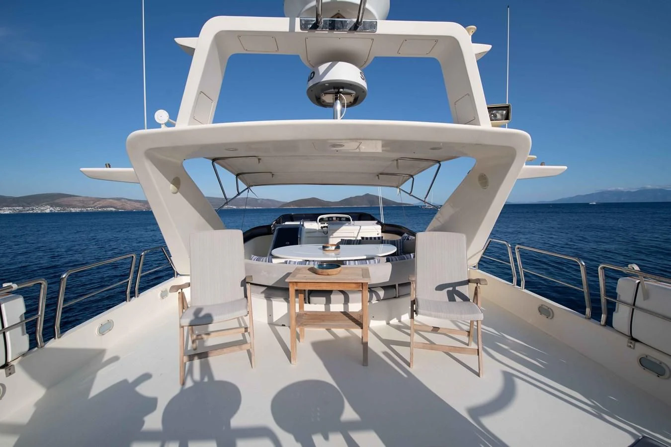 a boat on the water aboard STOLI Yacht for Sale