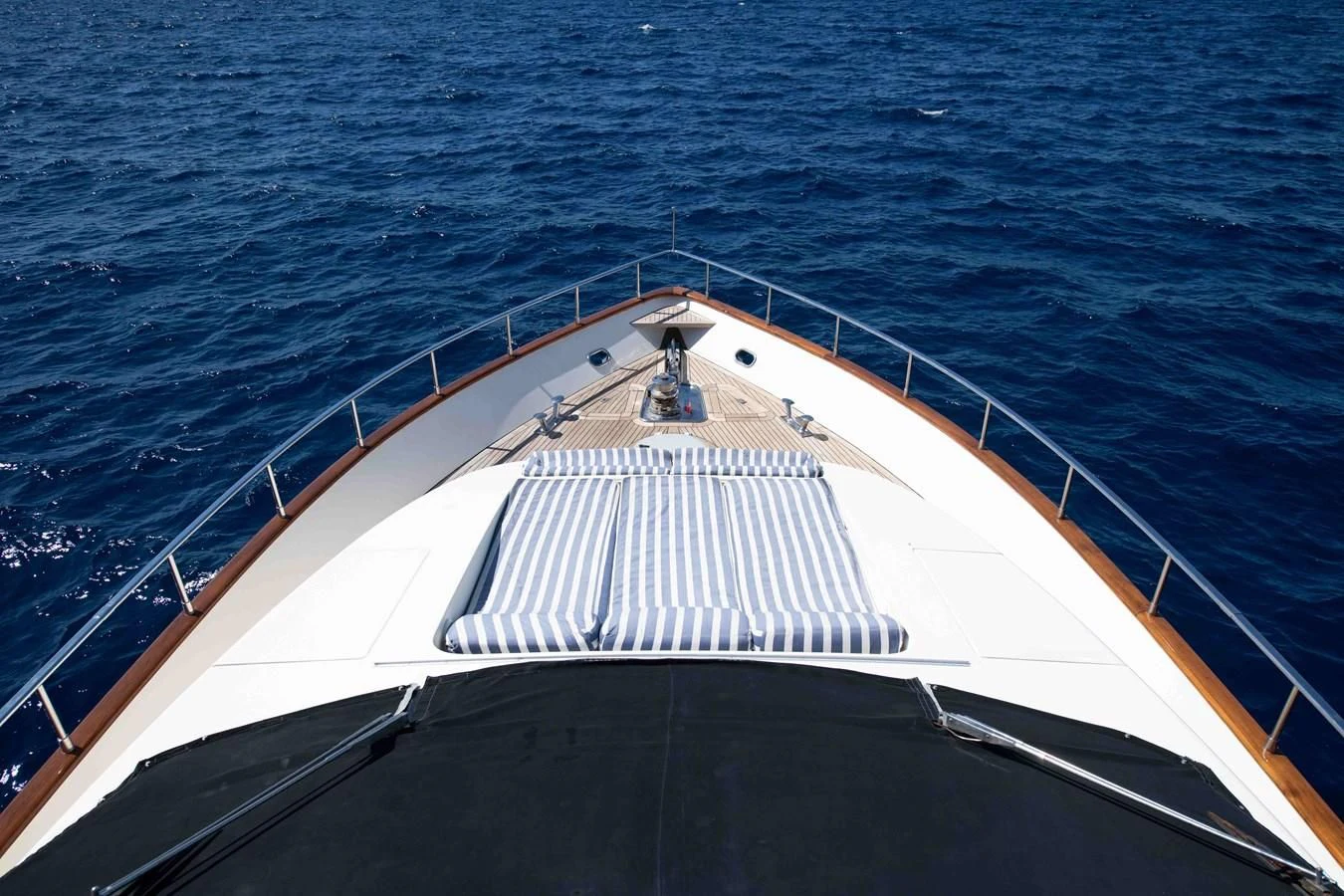 a boat on the water aboard STOLI Yacht for Sale