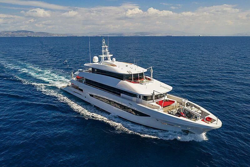 a boat on the water aboard MY EDEN Yacht for Sale