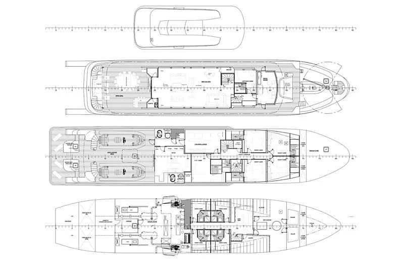 diagram aboard MY EDEN Yacht for Sale