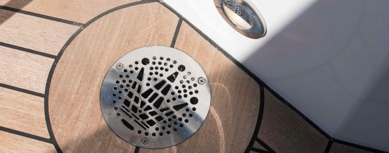 a close up of a tire aboard OCEAN KING 130 Yacht for Sale