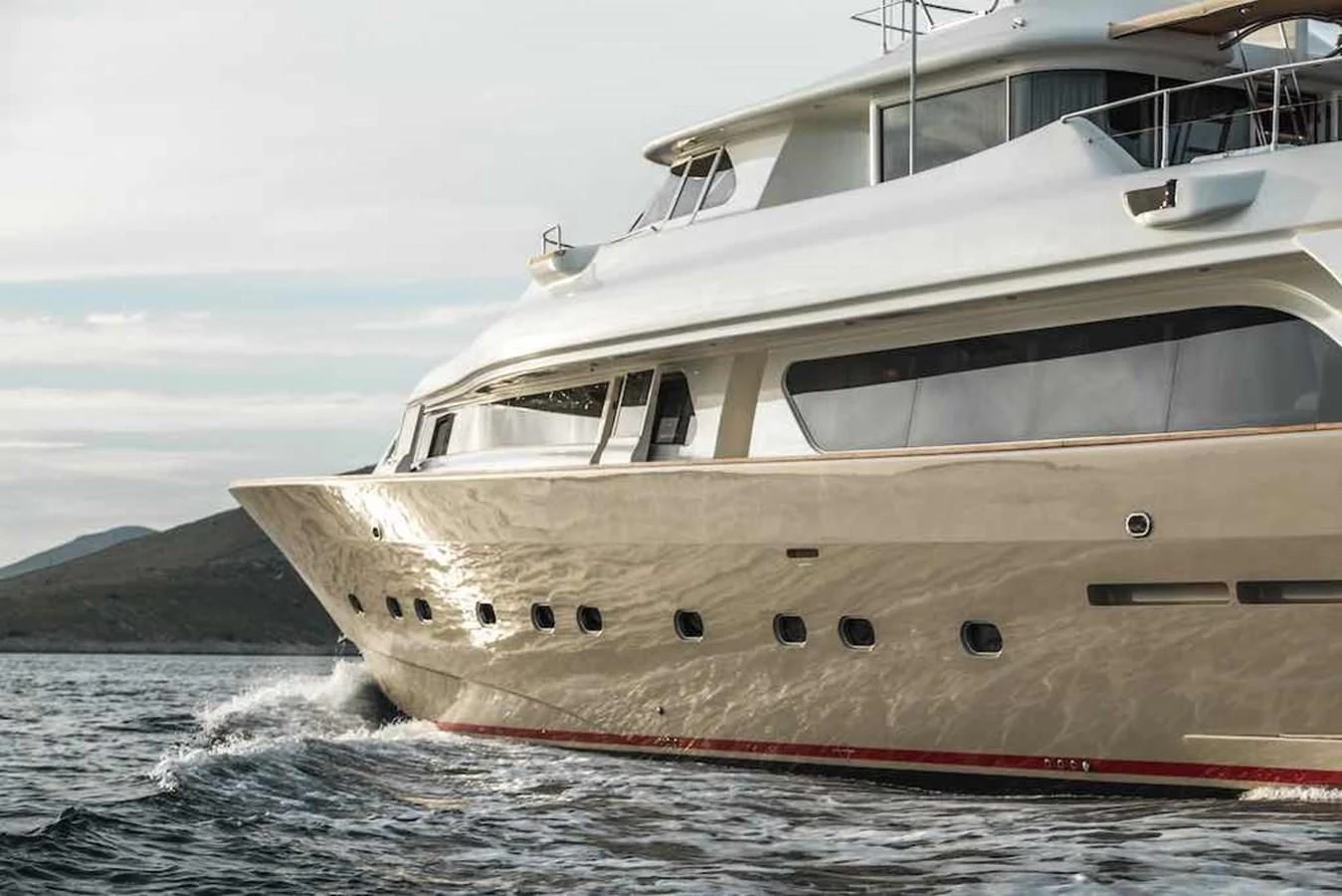 a boat in the water aboard IMAGINE Yacht for Charter