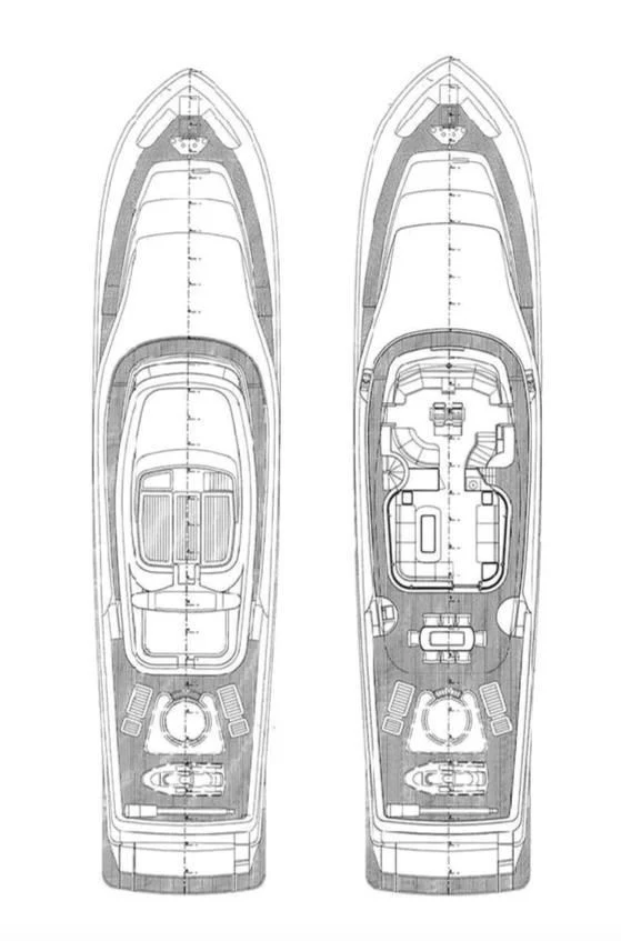 diagram aboard IMAGINE Yacht for Charter