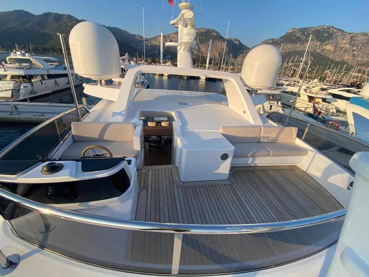 a boat on the water aboard UNDICI Yacht for Sale