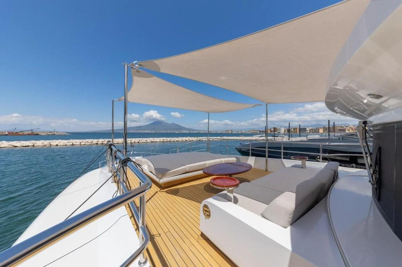 a boat on the water aboard UNDICI Yacht for Sale