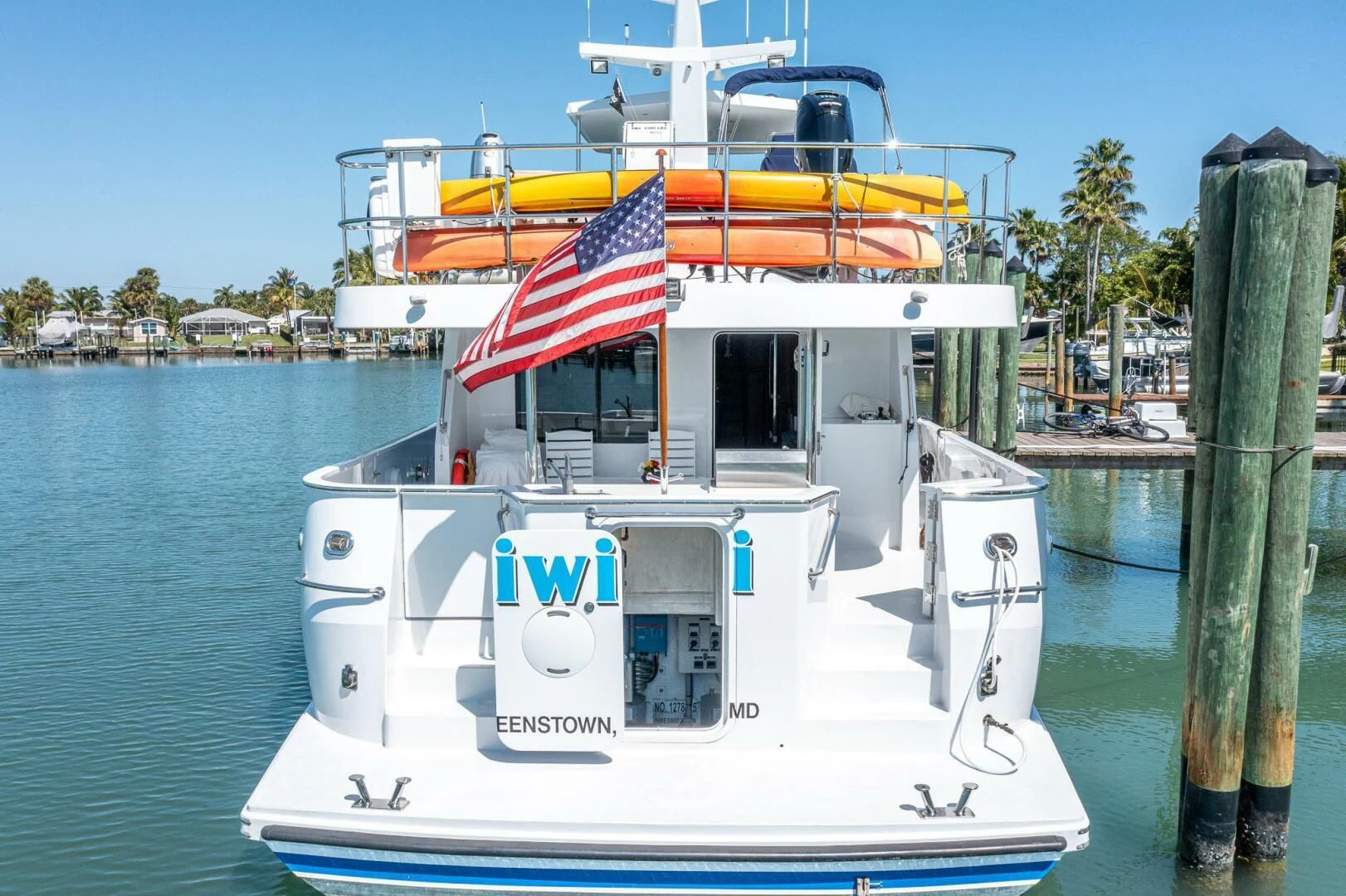a boat on the water aboard IIWII Yacht for Sale