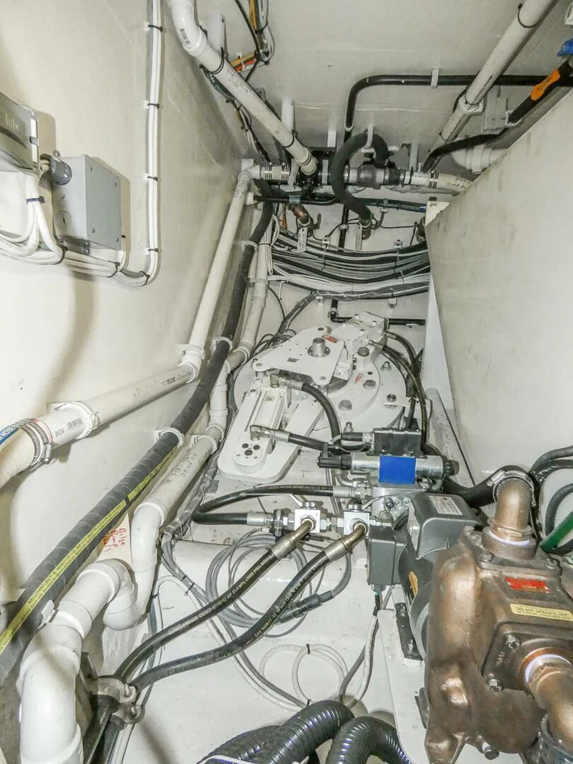 a close-up of a machine aboard IIWII Yacht for Sale