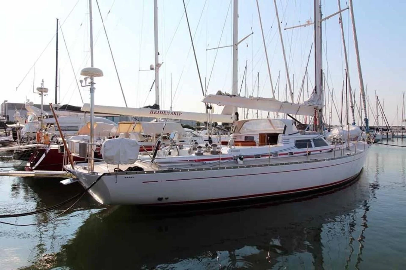 a boat in the water aboard PLUM Yacht for Sale