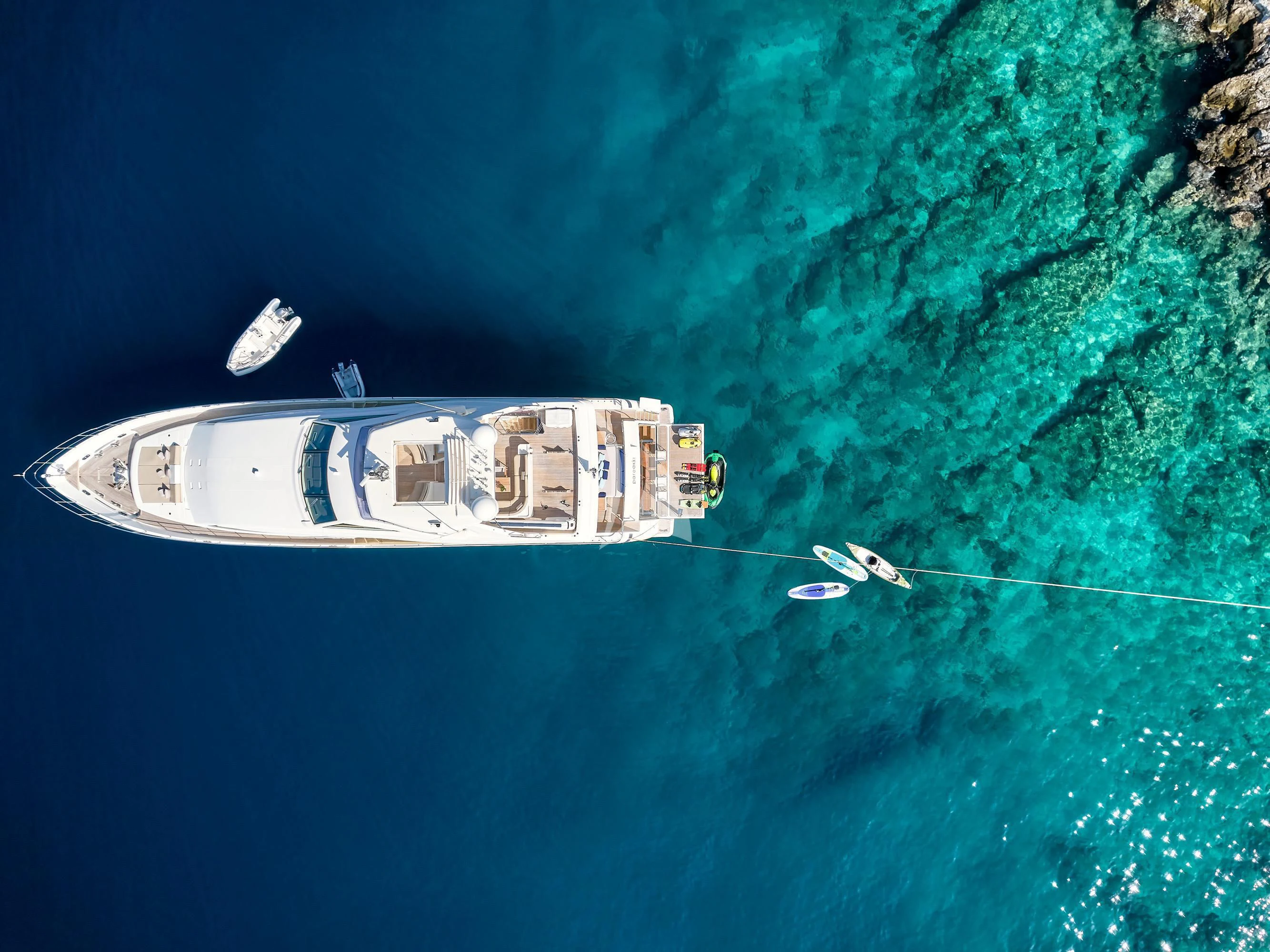 a boat in the water aboard PAREAKKI Yacht for Sale