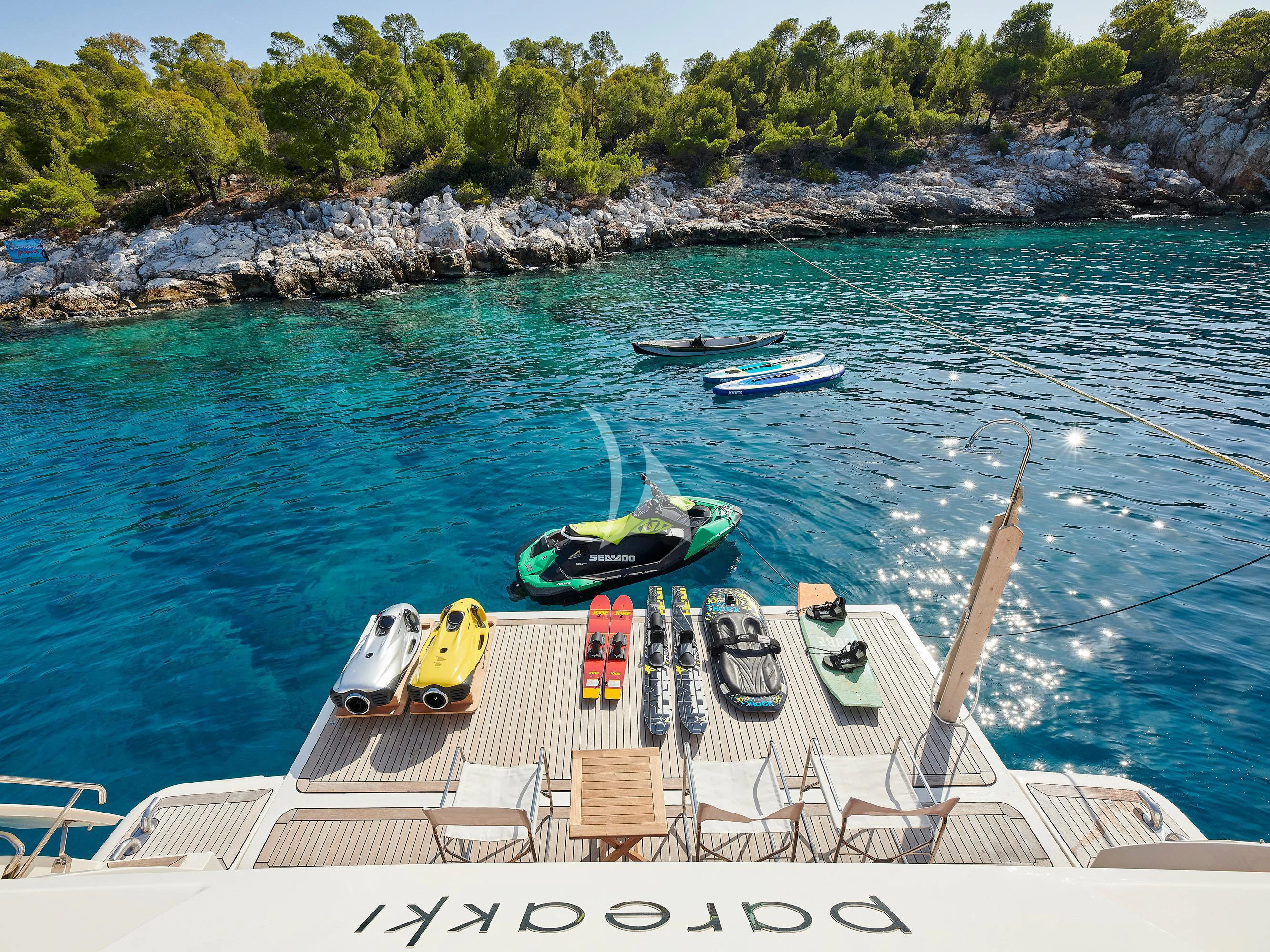 a boat on the water aboard PAREAKKI Yacht for Sale