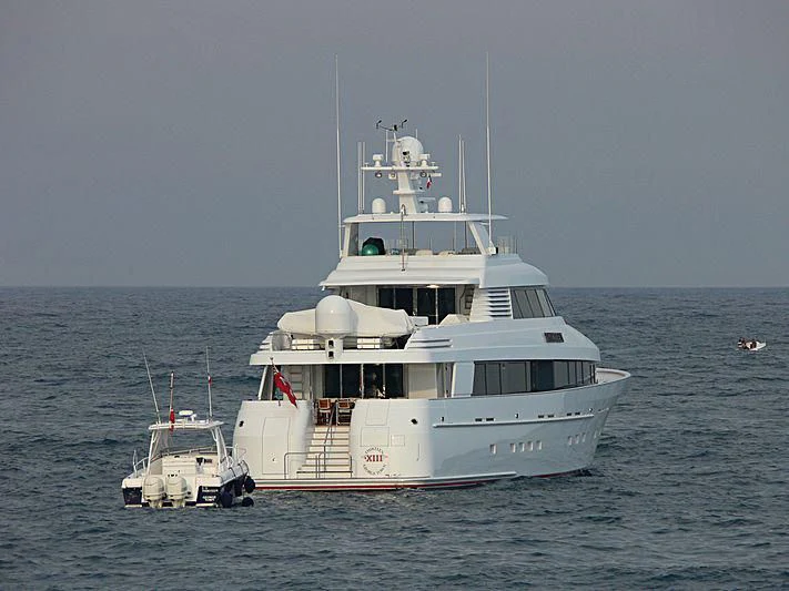 a boat on the water aboard SIDRA Yacht for Sale