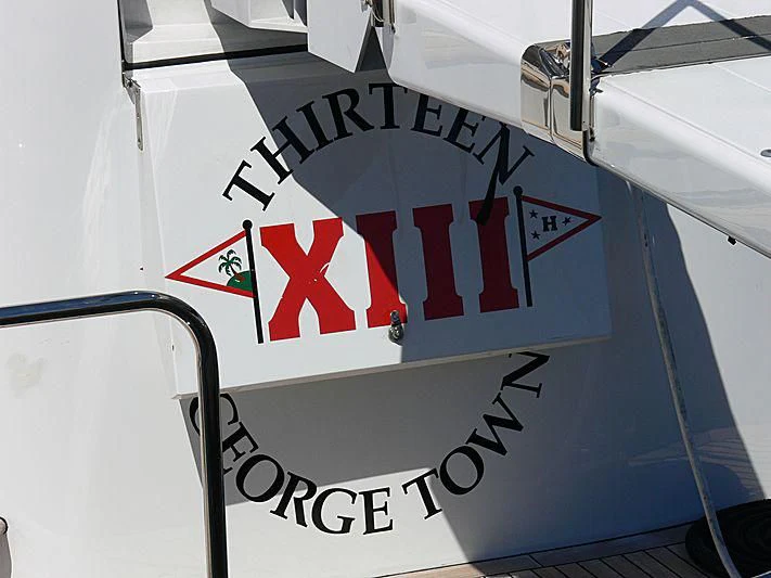 calendar aboard SIDRA Yacht for Sale