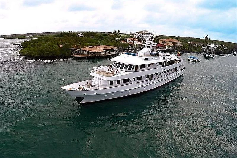 a boat in the water aboard PASSION Yacht for Sale