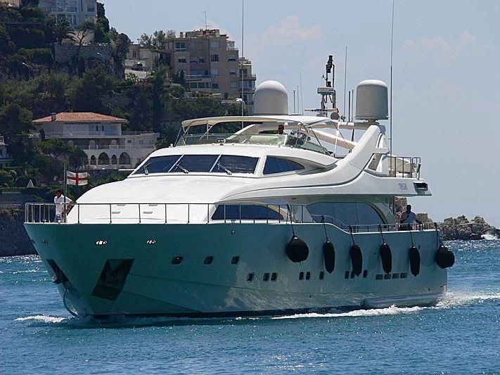 a boat on the water aboard TWO KAY Yacht for Sale