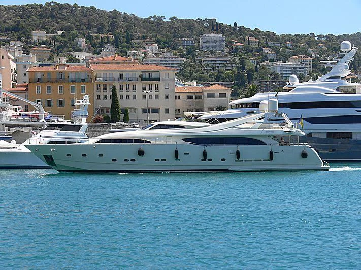a boat in the water aboard TWO KAY Yacht for Sale