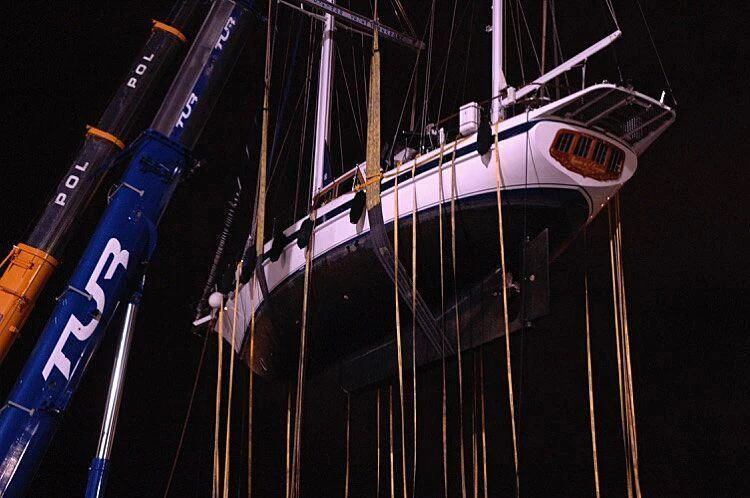 a close-up of a space ship aboard ISABEL Yacht for Sale