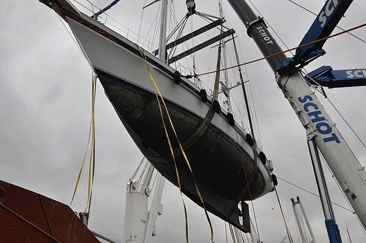 a boat with a sail aboard ISABEL Yacht for Sale