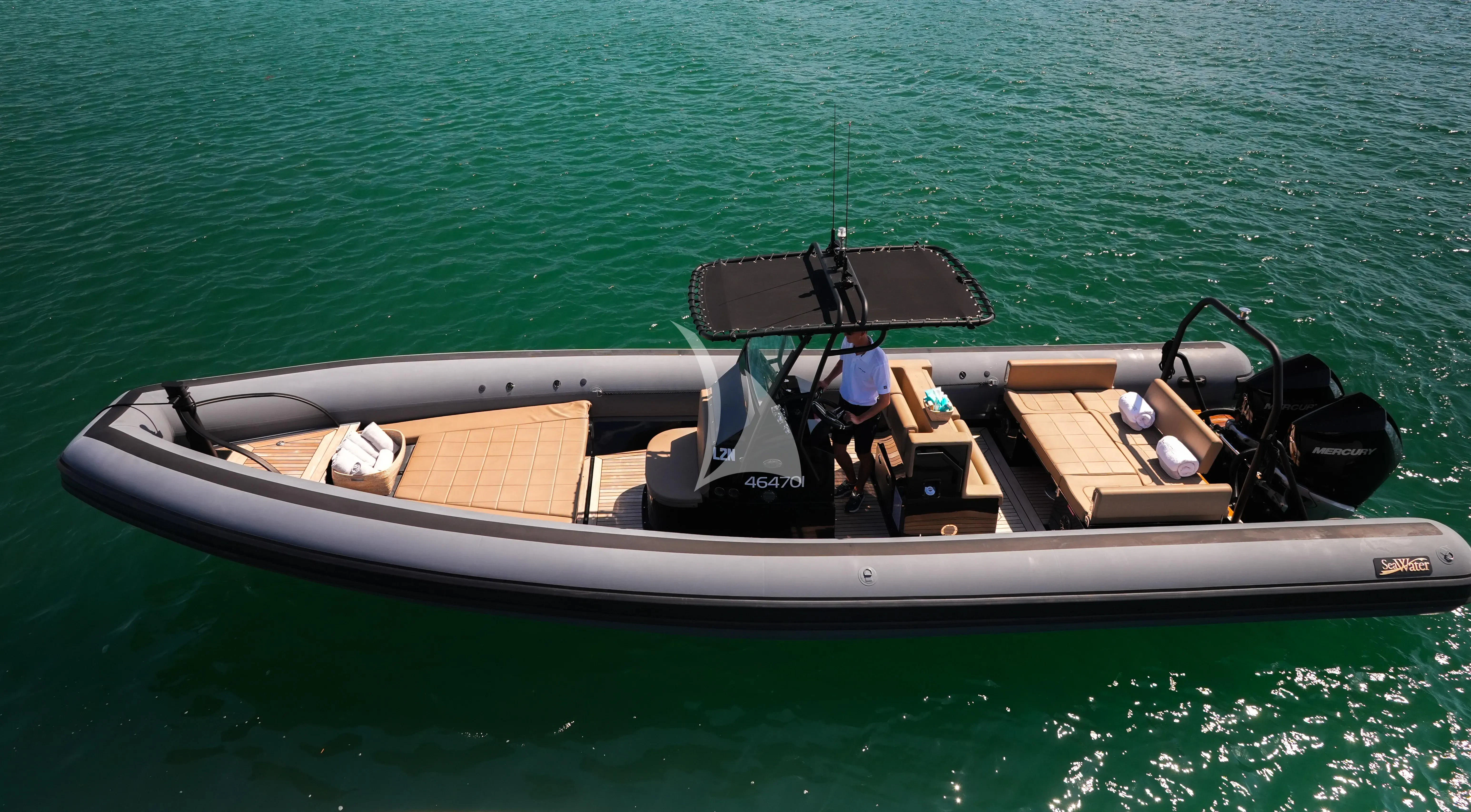 a boat on the water aboard LANCE Yacht for Sale