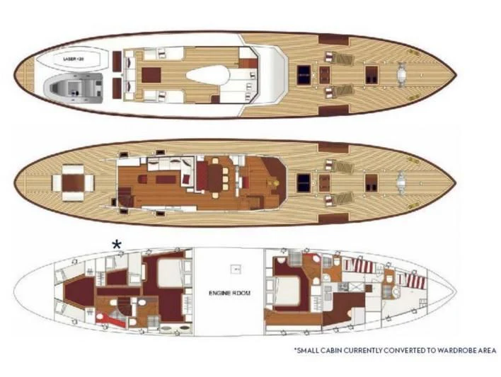 a motherboard with a motherboard aboard LADY HERTHA Yacht for Sale