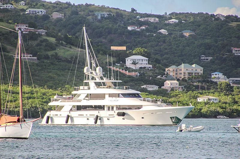 a boat in the water aboard JESTSTREAM Yacht for Sale