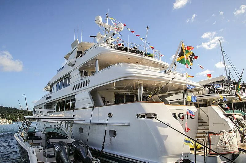 a boat on the water aboard JESTSTREAM Yacht for Sale