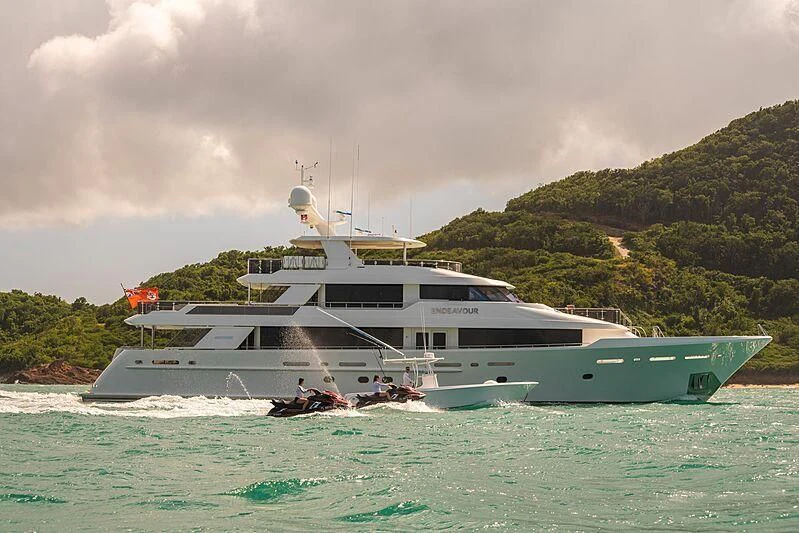 a boat in the water aboard JESTSTREAM Yacht for Sale