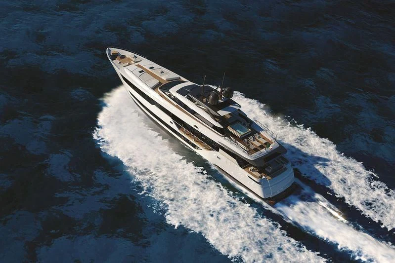 a ship in the water aboard NEVER BLUE Yacht for Sale