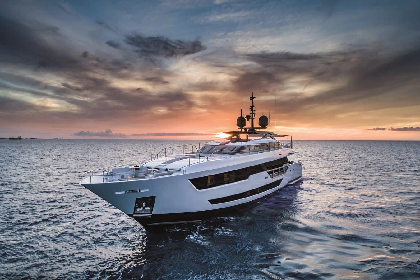 a boat in the water aboard NEVER BLUE Yacht for Sale