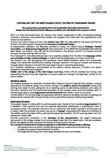 text, letter aboard NEVER BLUE Yacht for Sale