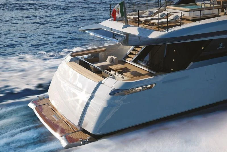 a boat on the water aboard NEVER BLUE Yacht for Sale